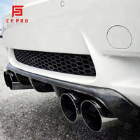 Lame de Diffuseur Arrière Carbone BMW Série 3 E90 E92 M3 - installé sur véhicule - Becquet Voiture