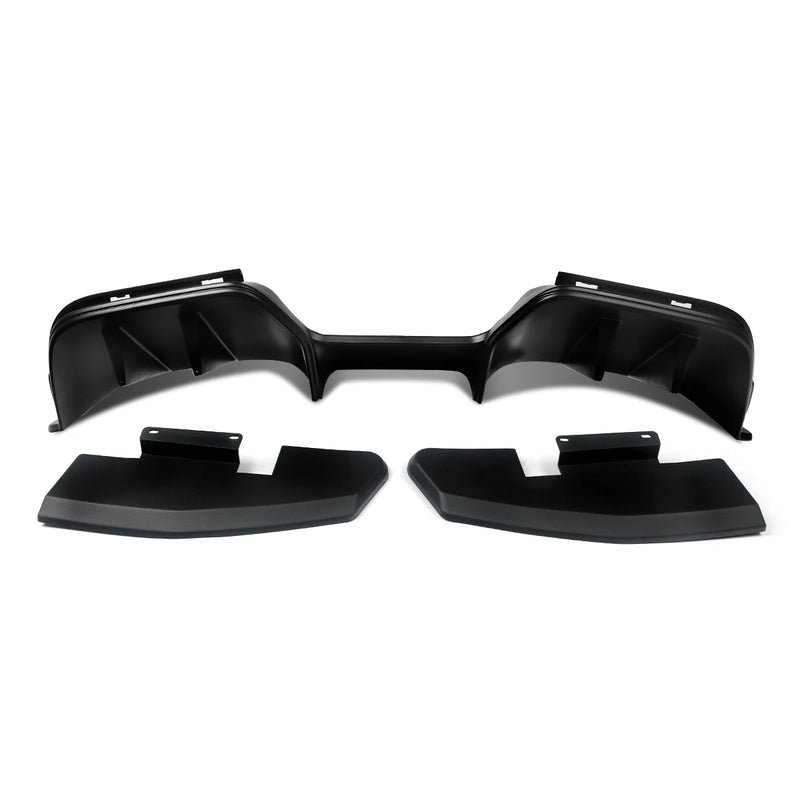 Lame de Diffuseur Arrière Ford Mustang 2015-2017 Style RTR - installé sur véhicule - Becquet Voiture