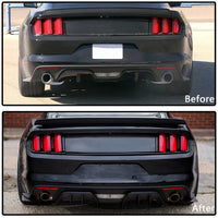 Lame de Diffuseur Arrière Ford Mustang 2015-2017 Style RTR - vue de profil - Becquet Voiture