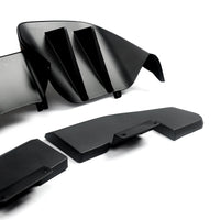 Lame de Diffuseur Arrière Ford Mustang 2015-2017 Style RTR - vue de trois-quarts - Becquet Voiture
