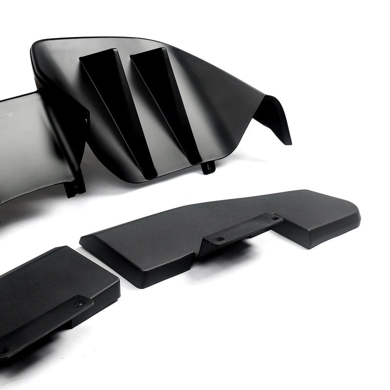 Lame de Diffuseur Arrière Ford Mustang 2015-2017 Style RTR - vue de trois-quarts - Becquet Voiture