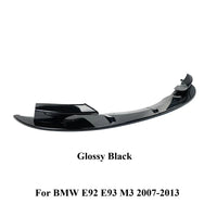 Lame de Pare-Chocs Avant BMW M3 E90 E92 E93 2007-2013 - en situation - Becquet Voiture