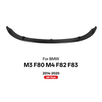 Lame de Pare-Chocs Avant Carbone BMW M3 F80 M4 F82 F83 2014-2020 - détail du montage - Becquet Voiture