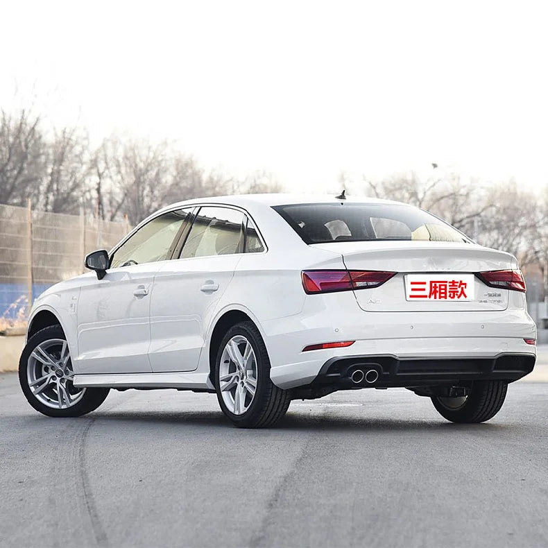 Lame Pare-Choc Arrière Audi A3 S-line 2017-2020 - détail du montage - Becquet Voiture
