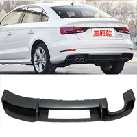 Lame Pare-Choc Arrière Audi A3 S-line 2017-2020 - vue arrière 2 - Becquet Voiture