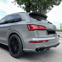 Lame Pare-Choc Arrière Audi Q5 SQ5 MK2 2018-2024 Maxton - vue de trois-quarts - Becquet Voiture