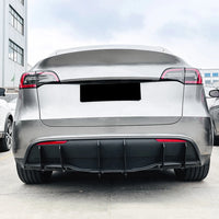 Lame Pare-Choc Arrière Tesla Model Y 2018-2025 - en situation - Becquet Voiture