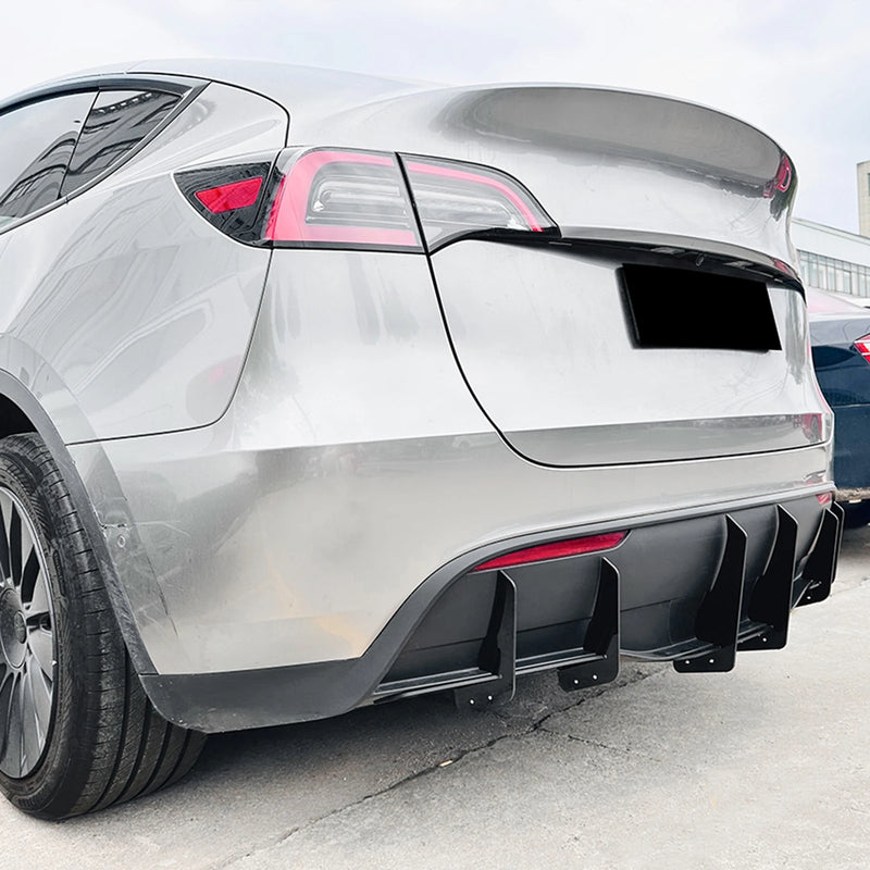 Lame Pare-Choc Arrière Tesla Model Y 2018-2025 - packshot studio - Becquet Voiture