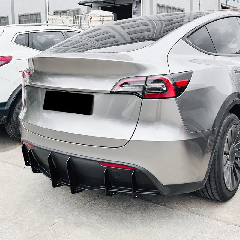 Lame Pare-Choc Arrière Tesla Model Y 2018-2025 - vue de profil 2 - Becquet Voiture