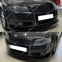 Lame Pare-Choc Avant Audi A3 8P 2003-2008 - vue de profil - Becquet Voiture