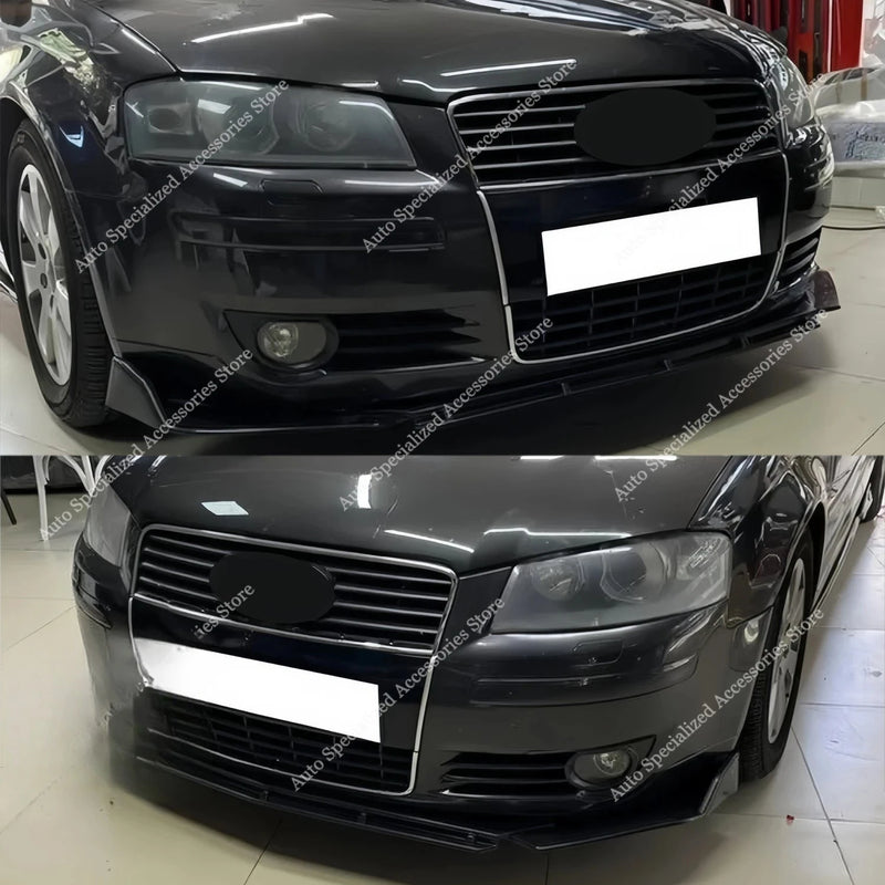 Lame Pare-Choc Avant Audi A3 8P 2003-2008 - vue de profil - Becquet Voiture