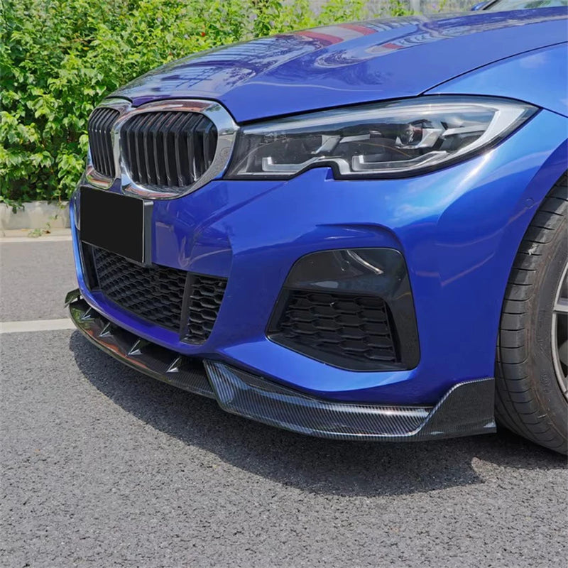 Lame Pare-Choc Avant BMW Série 3 G20 G21 2019-2022 - installé sur véhicule - Becquet Voiture