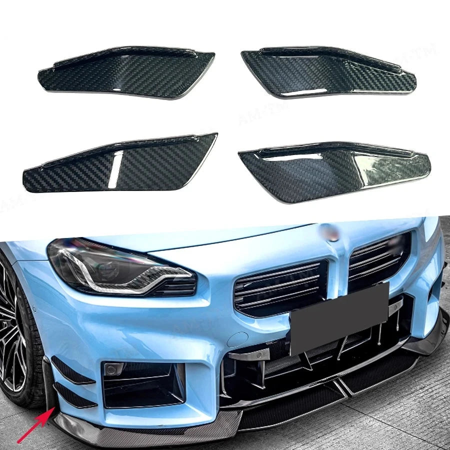 Lame Pare-Choc Avant Carbone BMW M2 G87 2022+ - vue de face - Becquet Voiture