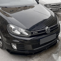 Lame Pare-Choc Avant Noir Maxton Golf 6 7 - packshot studio - Becquet Voiture