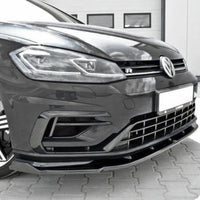 Lame Pare-Choc Avant Noir Maxton Golf 6 7 - vue de trois-quarts - Becquet Voiture