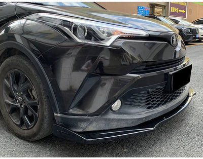Lame Pare-Choc Avant Toyota CHR 2018-2022 Splitter - détail du montage 2 - Becquet Voiture