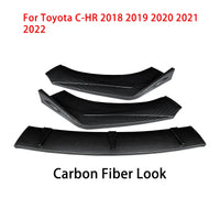 Lame Pare-Choc Avant Toyota CHR 2018-2022 Splitter - vue de dessus 2 - Becquet Voiture
