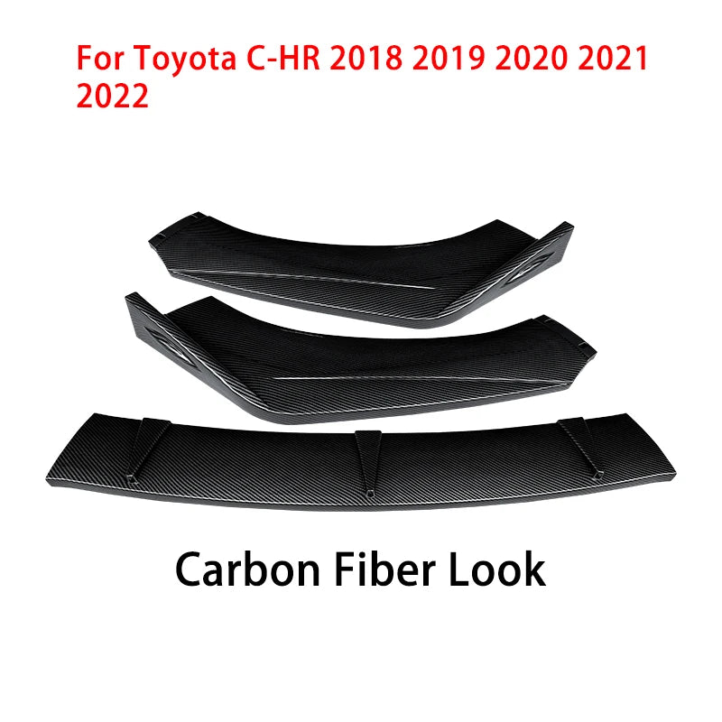 Lame Pare-Choc Avant Toyota CHR 2018-2022 Splitter - vue de dessus 2 - Becquet Voiture