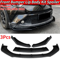 Lame Pare-Choc Avant Toyota CHR 2018-2022 Splitter - vue de face - Becquet Voiture