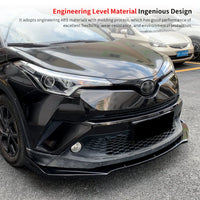Lame Pare-Choc Avant Toyota CHR 2018-2022 Splitter - vue de trois-quarts - Becquet Voiture