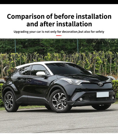 Lame Pare-Choc Avant Toyota CHR 2018-2022 Splitter - vue rapprochée - Becquet Voiture