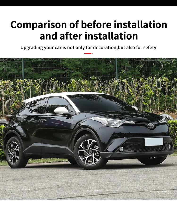 Lame Pare-Choc Avant Toyota CHR 2018-2022 Splitter - vue rapprochée - Becquet Voiture