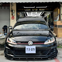 Lame Pare-Choc Avant VW Golf 7.5 GTI GTD 2017-2020 - vue de profil - Becquet Voiture