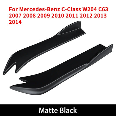 Lame Pare Choc Mercedes C63 AMG W204 2007 2014 - installé sur véhicule - Becquet Voiture