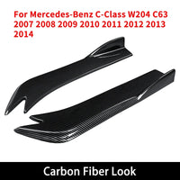 Lame Pare Choc Mercedes C63 AMG W204 2007 2014 - vue arrière - Becquet Voiture