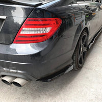 Lame Pare Choc Mercedes C63 AMG W204 2007 2014 - vue de profil - Becquet Voiture