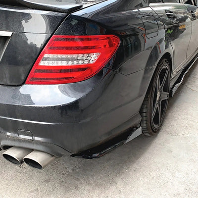 Lame Pare Choc Mercedes C63 AMG W204 2007 2014 - vue de profil - Becquet Voiture