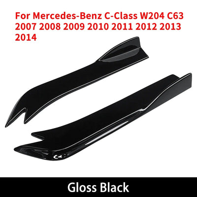 Lame Pare Choc Mercedes C63 AMG W204 2007 2014 - vue de trois-quarts - Becquet Voiture