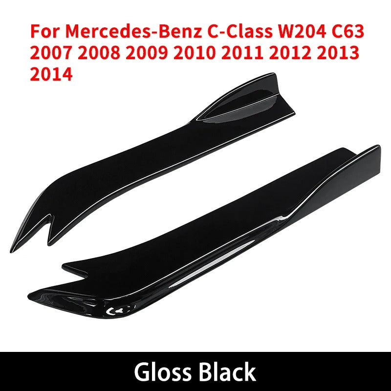 Lame Pare Choc Mercedes C63 AMG W204 2007 2014 - vue de trois-quarts - Becquet Voiture