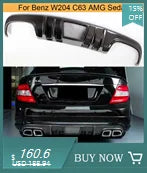 Lame Pare-Choc Mercedes W204 C63 AMG Carbone Diffuseur - détail du montage 2 - Becquet Voiture