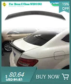 Lame Pare-Choc Mercedes W204 C63 AMG Carbone Diffuseur - en situation - Becquet Voiture