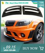 Lame Pare-Choc Mercedes W204 C63 AMG Carbone Diffuseur - vue de dessus - Becquet Voiture