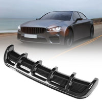 Carbon Fiber Rear Bumper Diffuser Shark Fin Blade - fitted on vehicle - Becquet Voiture