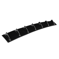 Universal Shark Fin Rear Bumper Diffuser Blade - rear view - Becquet Voiture