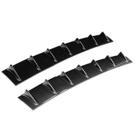 Universal Shark Fin Rear Bumper Diffuser Blade - side view - Becquet Voiture
