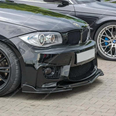 Lame Pare-Chocs Avant BMW Série 1 E81 E82 E87 E88 - vue de face - Becquet Voiture