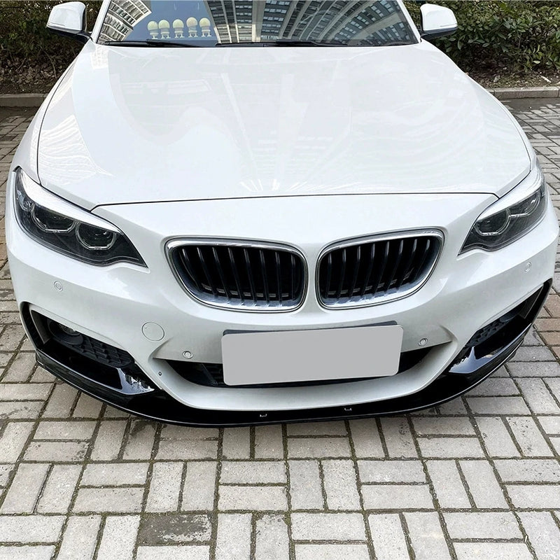 Lame Pare-Chocs Avant BMW Série 2 F22 F23 2015-2019 - installé sur véhicule - Becquet Voiture