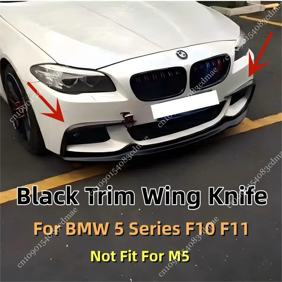 Lame Pare-Chocs Avant BMW Série 5 F10 F11 2010-2016 - vue de face - Becquet Voiture