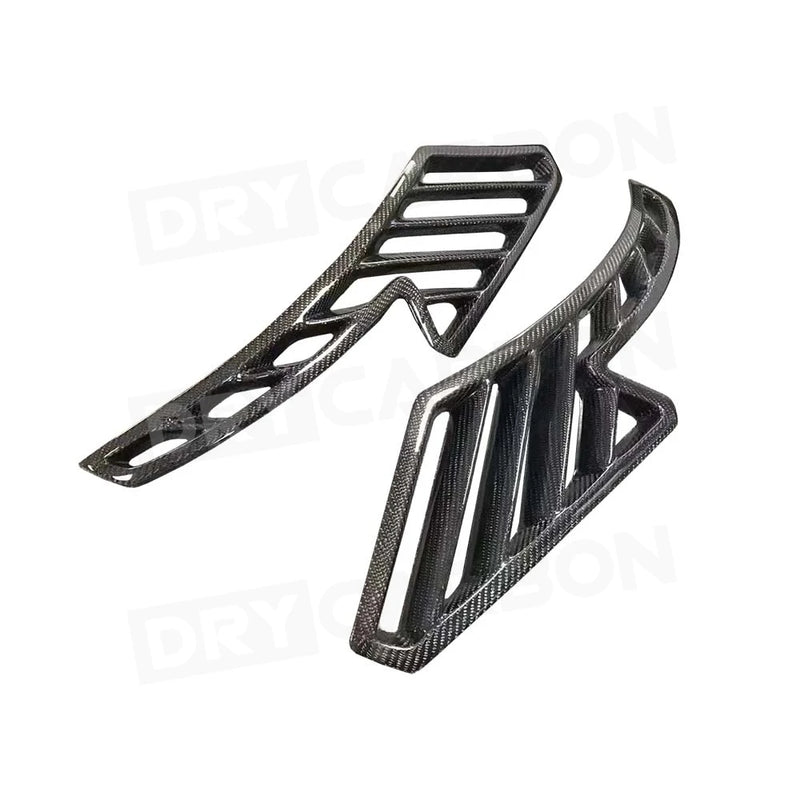 Lame Pare-Chocs Avant Carbone BMW M3 E92 E93 2009-2013 - détail du montage - Becquet Voiture