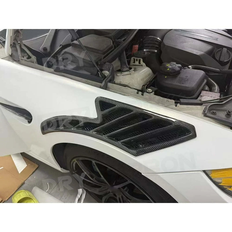 Lame Pare-Chocs Avant Carbone BMW M3 E92 E93 2009-2013 - vue arrière - Becquet Voiture