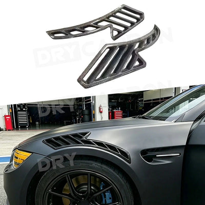 Lame Pare-Chocs Avant Carbone BMW M3 E92 E93 2009-2013 - vue de face - Becquet Voiture