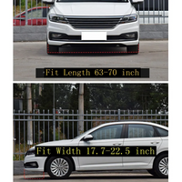 Lame Pare-Chocs Avant Diffuseur Audi A3 A4 A5 S3 - installé sur véhicule - Becquet Voiture