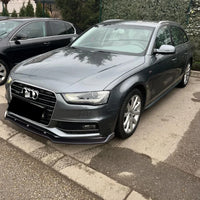 Lame Pare-Chocs Avant Diffuseur Audi A4 B8 2009-2016 - vue de profil - Becquet Voiture