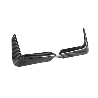 Lames de Pare-Chocs Arrière Carbone BMW M3 M4 F80 F82 F83 - vue de profil - Becquet Voiture