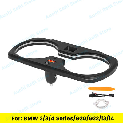 Lampe LED Ambiance BMW Série 3 G20 - détail du montage - Becquet Voiture