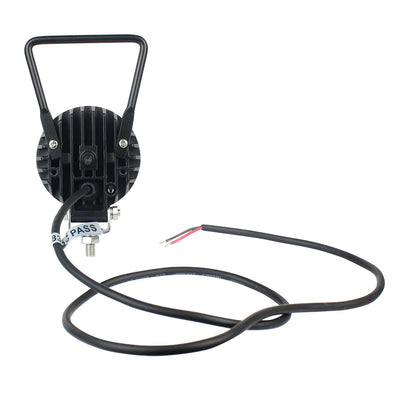 Lampe Travail LED 3 Pouces 12W Tout-Terrain 4x4 SUV - installé sur véhicule - Becquet Voiture
